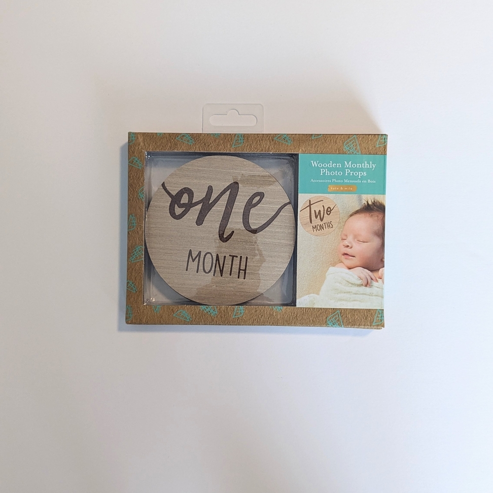 Wooden Monthly Photo Props
